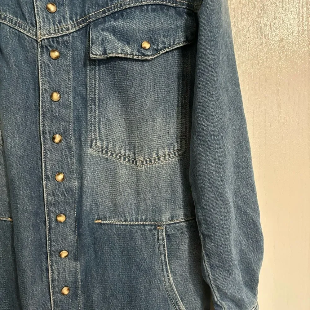 New Free People x Care FP Townes Jumpsuit in High Noon Size Small